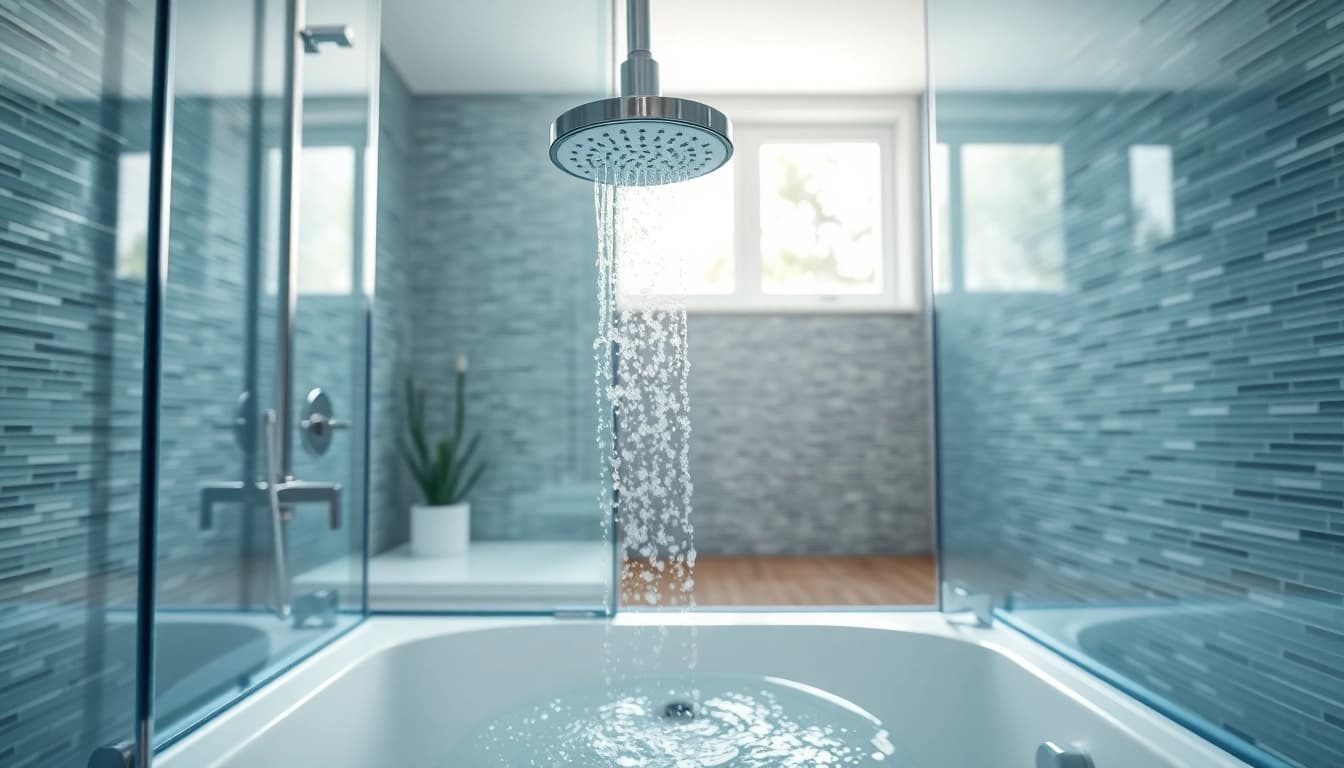 Erleben Sie die sonni Duschkabine in einem modernen Badezimmer-Design mit eleganten Details.