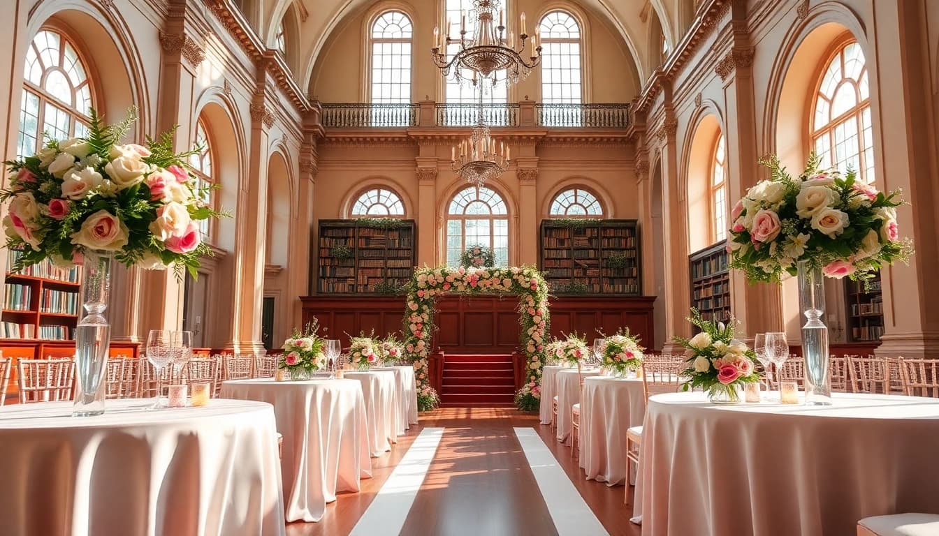 Experience the charm of the Best Wedding Venue Jacksonville with a beautifully arranged wedding setup.