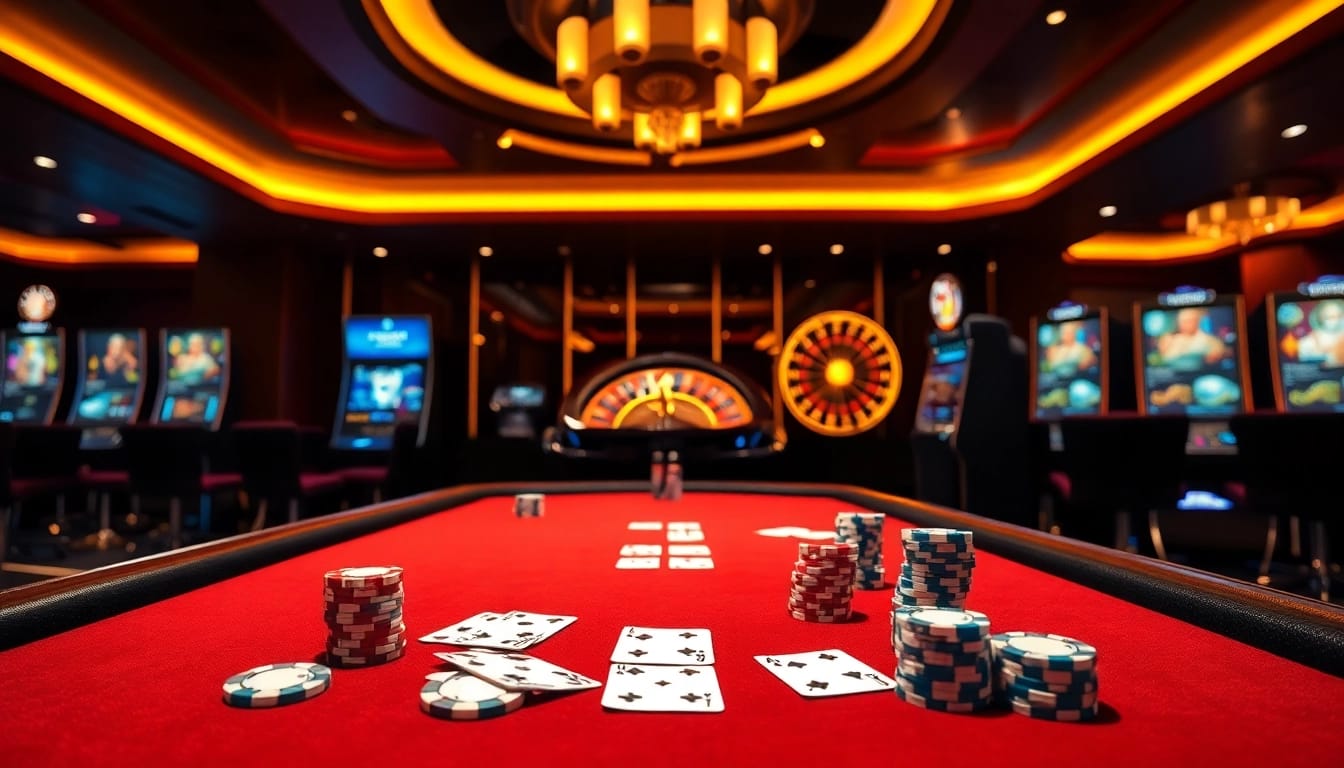 Winning at poker on Trang chủ F168, with chips stacked and cards poised for action.