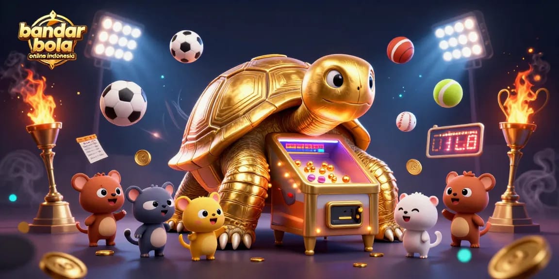 Experience thrilling sports betting with bandar bola online indonesia, featuring dynamic sports balls and fun elements.