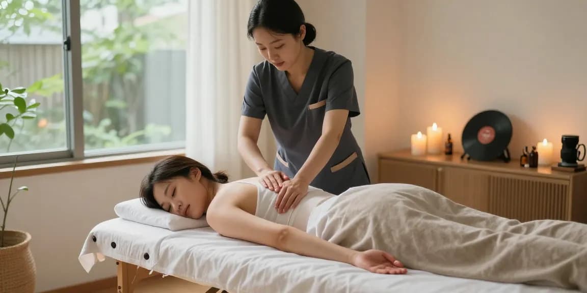 Experience 서초동출장마사지 in a tranquil home massage setting with a professional therapist.