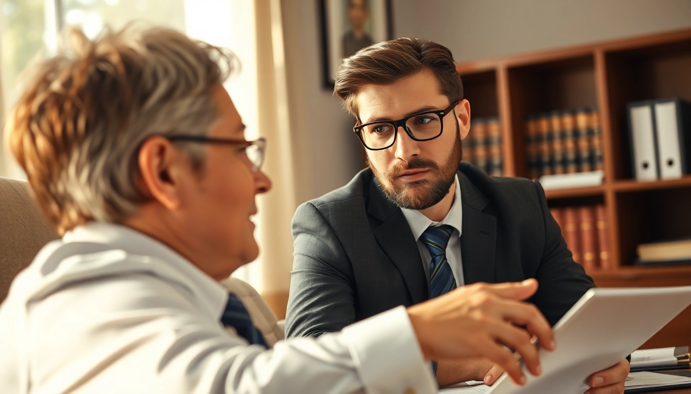 Clearwater truck accident lawyer attentive in client meeting to provide guidance.