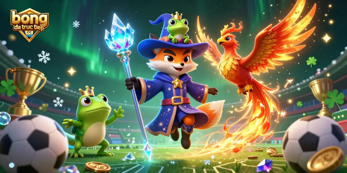 Experience exciting sports moments with bong da truc tiep and stunning visual effects in this dynamic illustration.