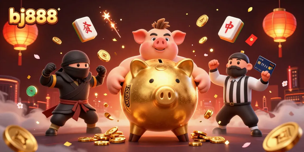 Experience thrilling wins at bj888 with dynamic characters and festive casino excitement.