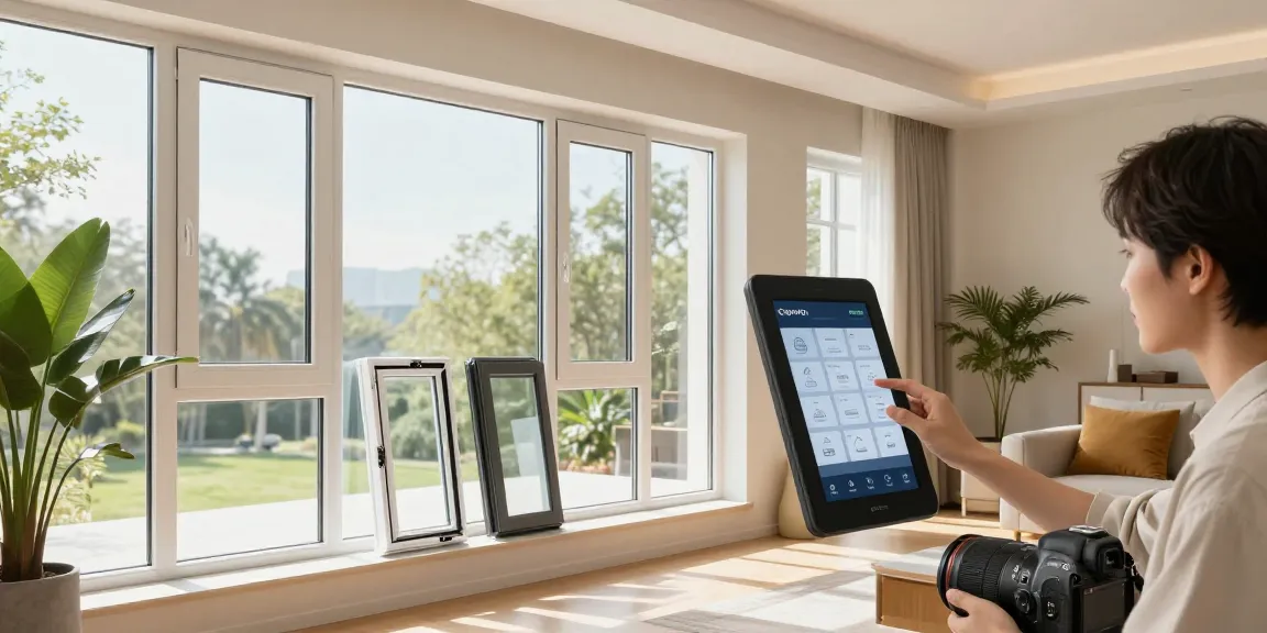 Choosing energy-efficient windows 191 in a stylish modern home setting, highlighting durability and design.