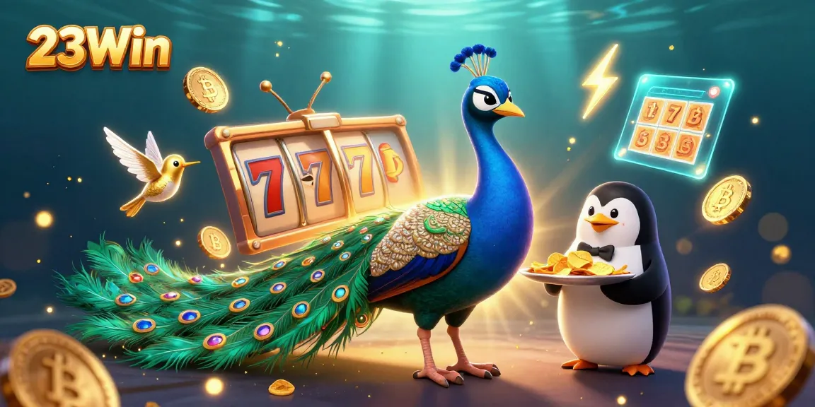 Experience the thrills of 23Win with vibrant characters and dynamic casino elements!
