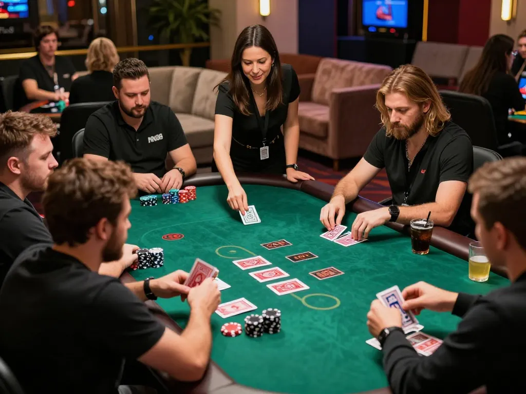 Players enjoy high-stakes blackjack at https://nk88.boo/ with a professional croupier and vibrant casino atmosphere.