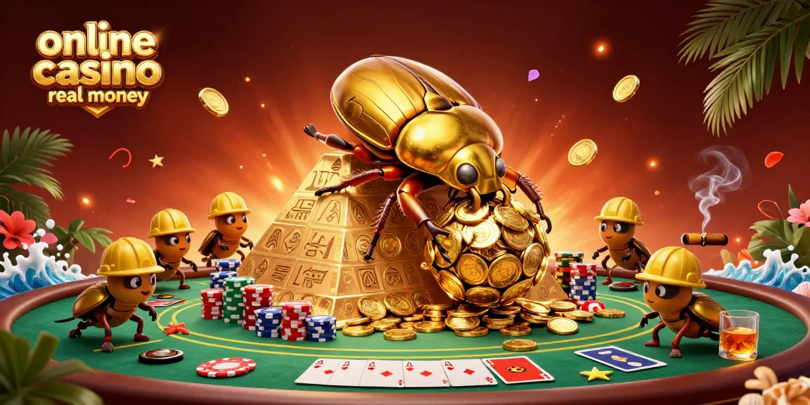 Experience thrilling moments in this online casino real money illustration with vibrant gaming elements.
